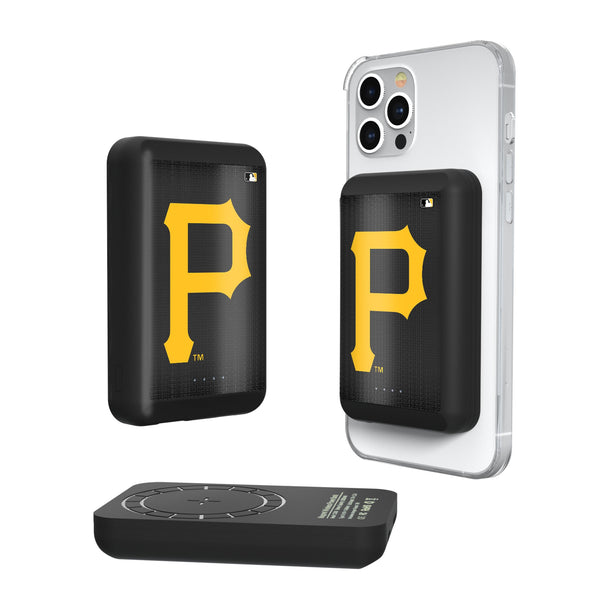 Pittsburgh Pirates Linen Wireless Mag Power Bank