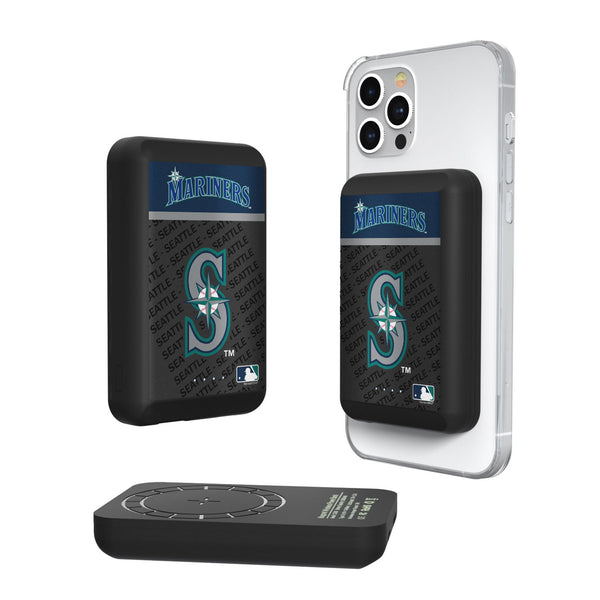 Seattle Mariners Endzone Plus Wireless Mag Power Bank