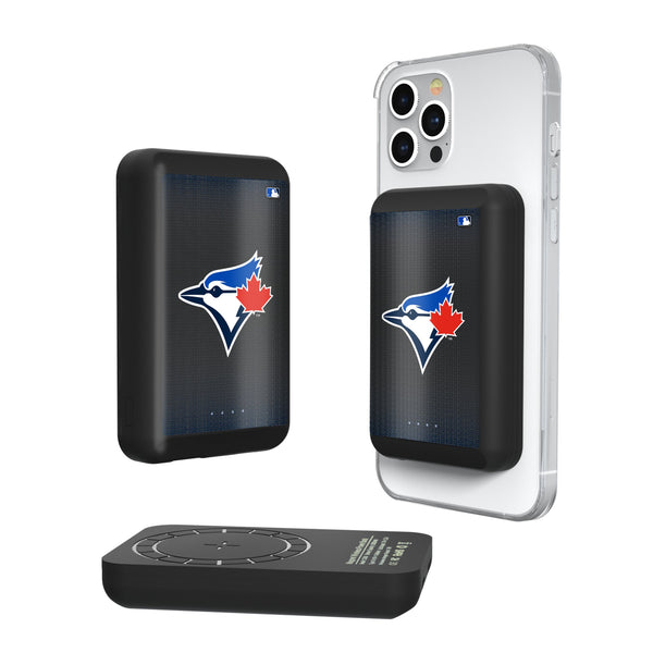 Toronto Blue Jays Linen Wireless Mag Power Bank