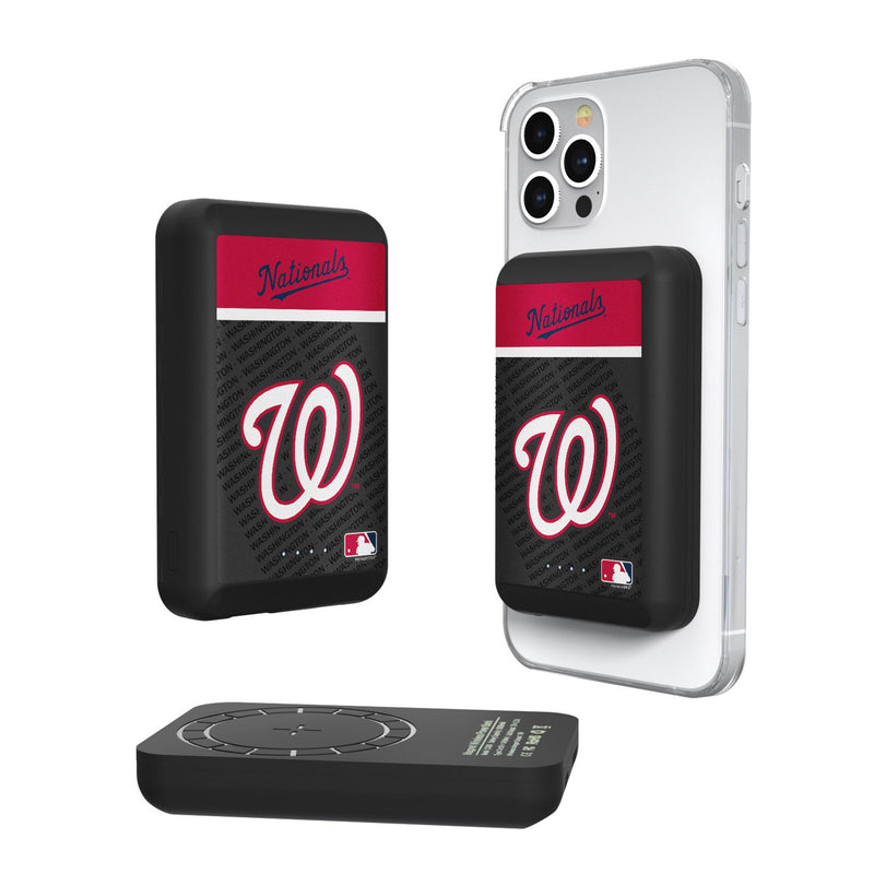 Washington Nationals Endzone Plus Wireless Mag Power Bank