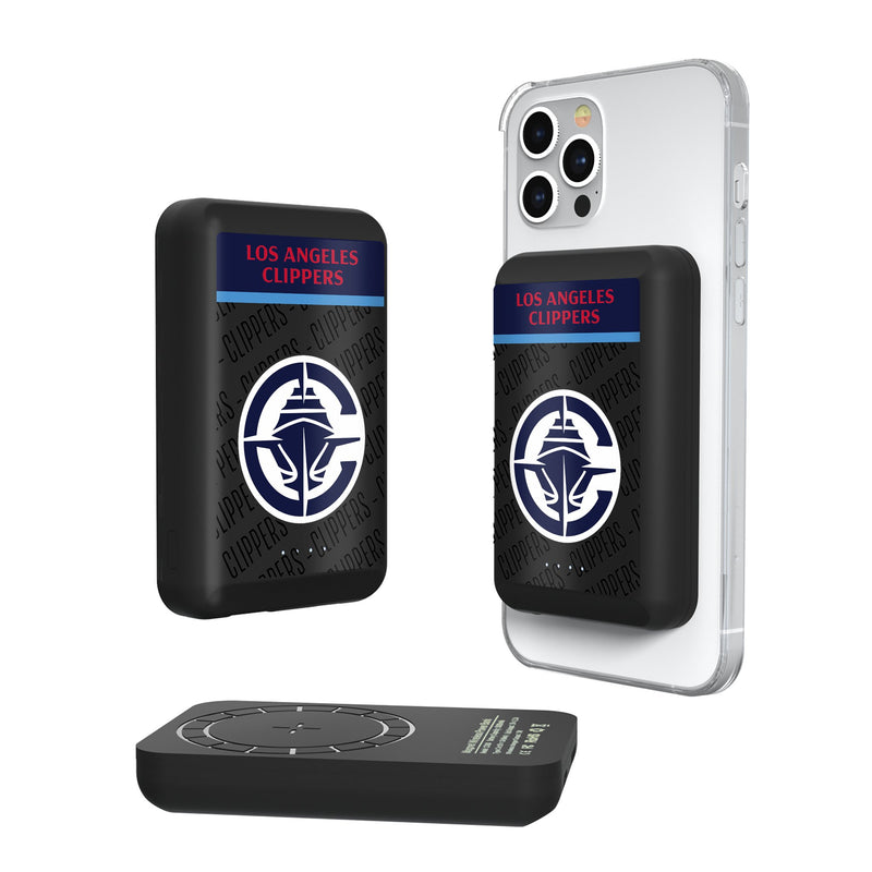 Los Angeles Clippers Endzone Plus Wireless Mag Power Bank