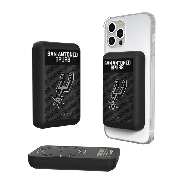 San Antonio Spurs Endzone Plus Wireless Mag Power Bank