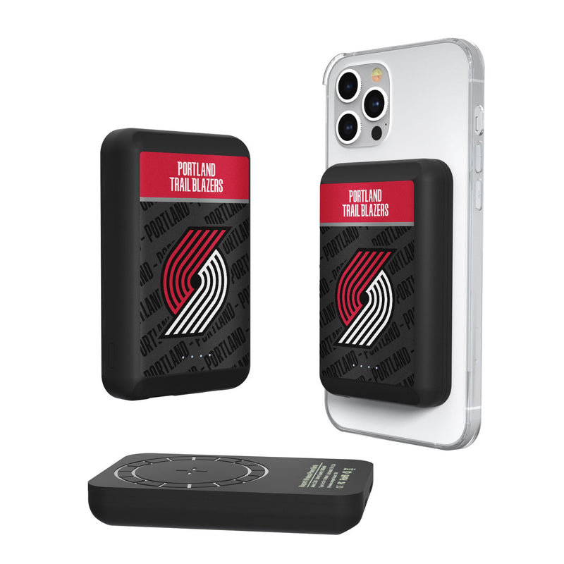 Portland Trail Blazers Endzone Plus Wireless Mag Power Bank