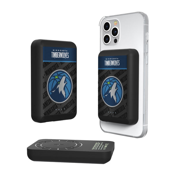 Minnesota Timberwolves Endzone Plus Wireless Mag Power Bank