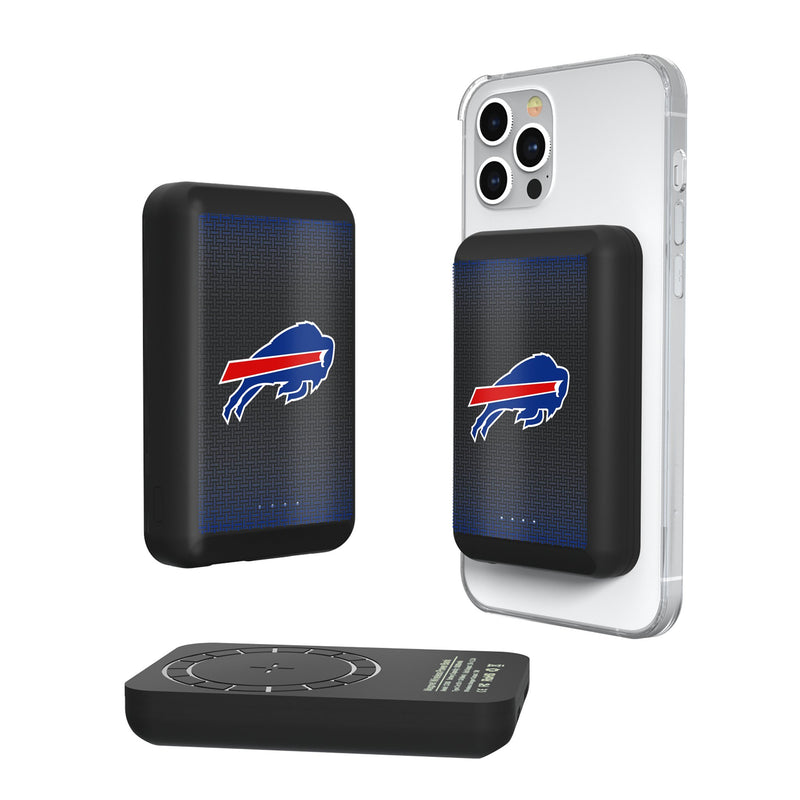 Buffalo Bills Linen Wireless Mag Power Bank