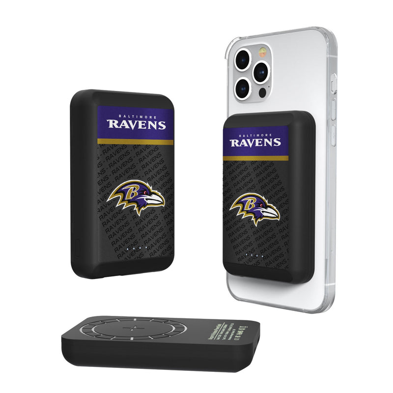 Baltimore Ravens Endzone Plus Wireless Mag Power Bank