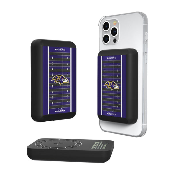 Baltimore Ravens Field Wireless Mag Power Bank