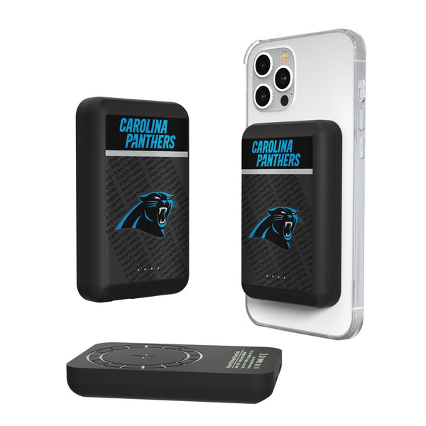 Carolina Panthers Endzone Plus Wireless Mag Power Bank