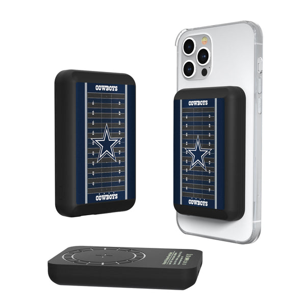 Dallas Cowboys Field Wireless Mag Power Bank