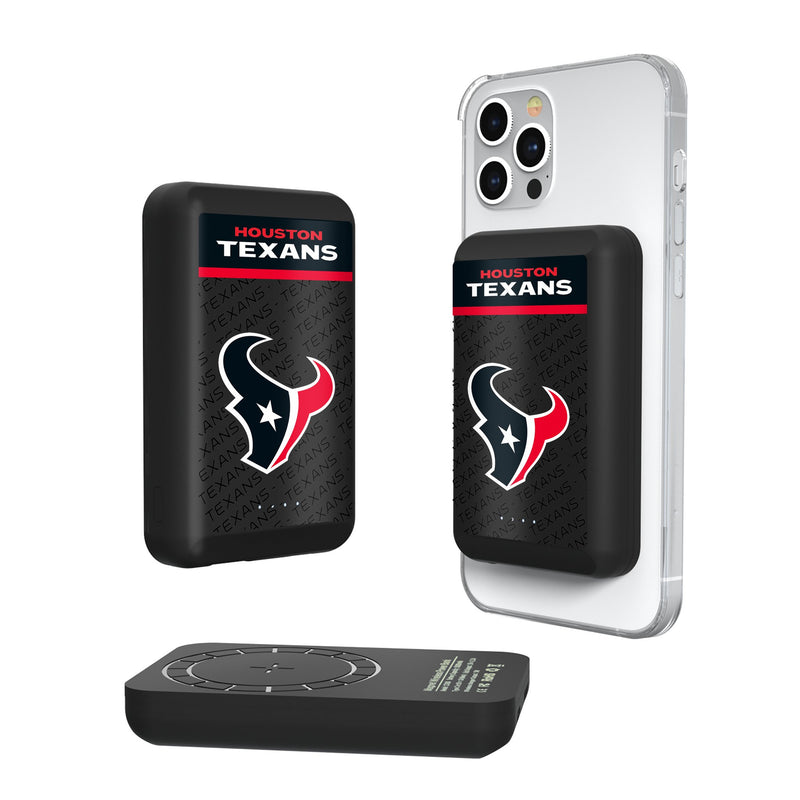 Houston Texans Endzone Plus Wireless Mag Power Bank