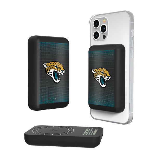 Jacksonville Jaguars Linen Wireless Mag Power Bank