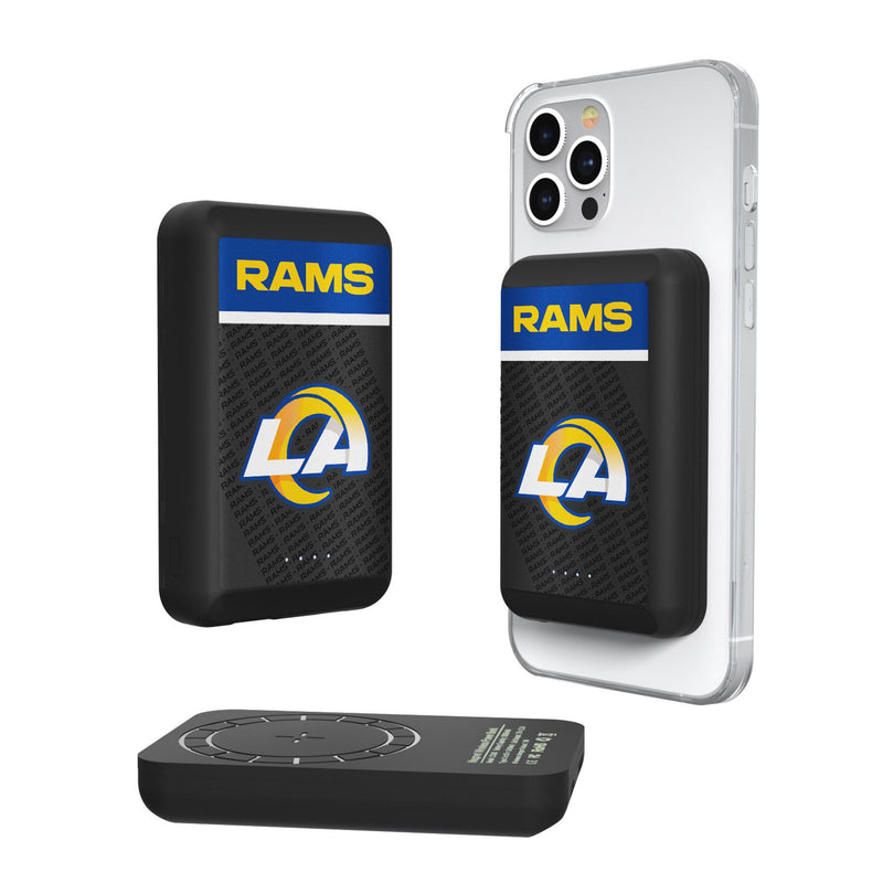 Los Angeles Rams Endzone Plus Wireless Mag Power Bank