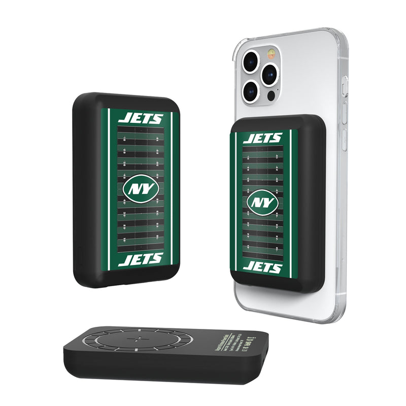 New York Jets Field Wireless Mag Power Bank