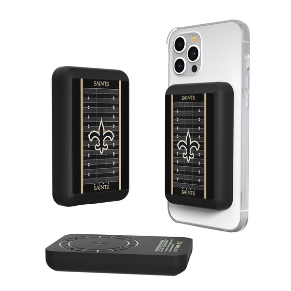 New Orleans Saints Field Wireless Mag Power Bank