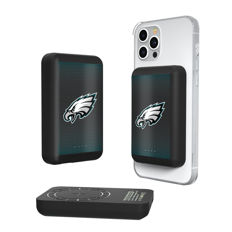 Philadelphia Eagles Linen Wireless Mag Power Bank