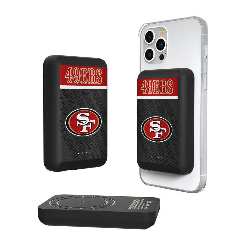 San Francisco 49ers Endzone Plus Wireless Mag Power Bank