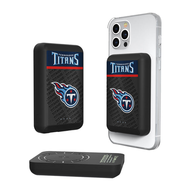 Tennessee Titans Endzone Plus Wireless Mag Power Bank