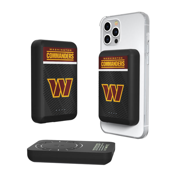 Washington Commanders Endzone Plus Wireless Mag Power Bank