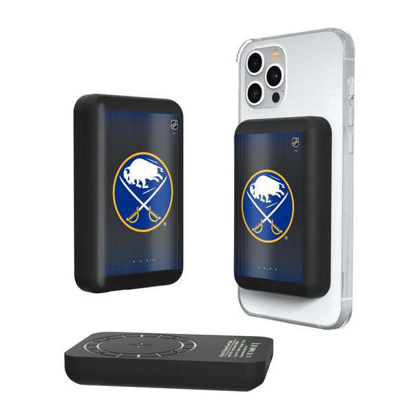 Buffalo Sabres Linen Wireless Mag Power Bank