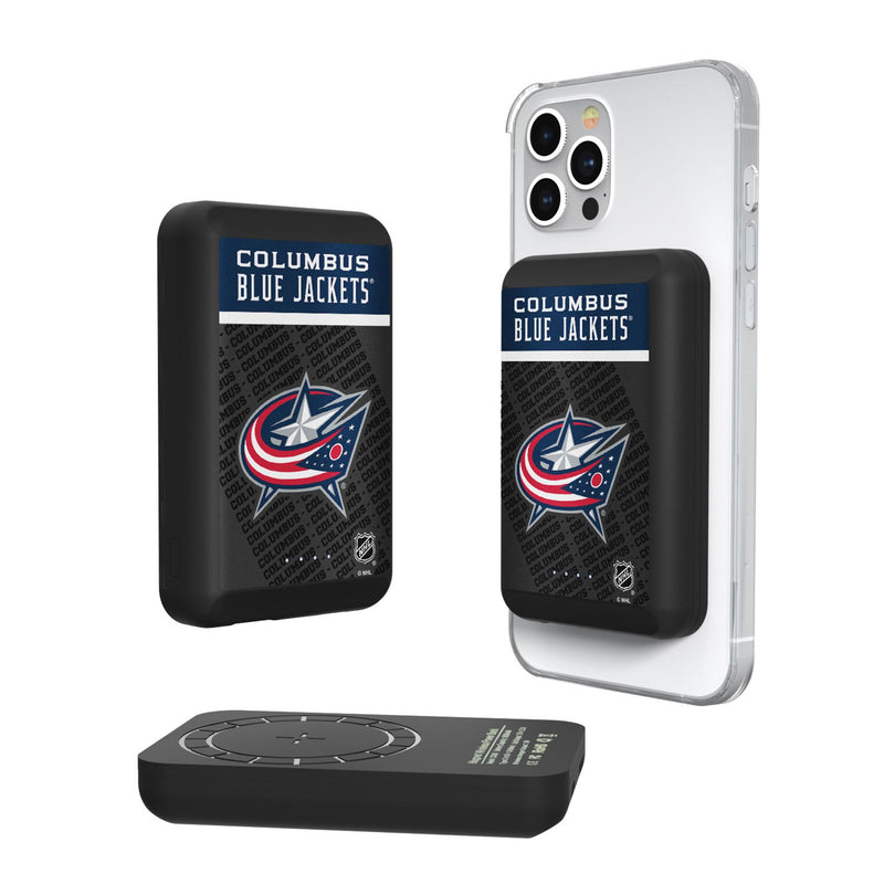 Columbus Blue Jackets Endzone Plus Wireless Mag Power Bank