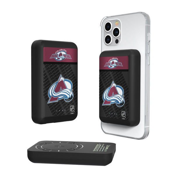 Colorado Avalanche Endzone Plus Wireless Mag Power Bank