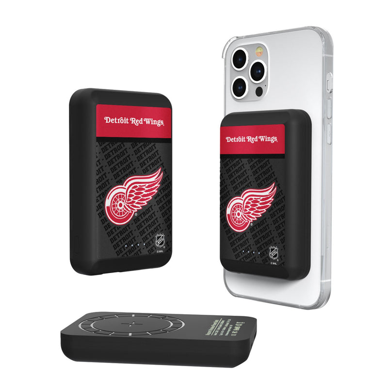 Detroit Red Wings Endzone Plus Wireless Mag Power Bank