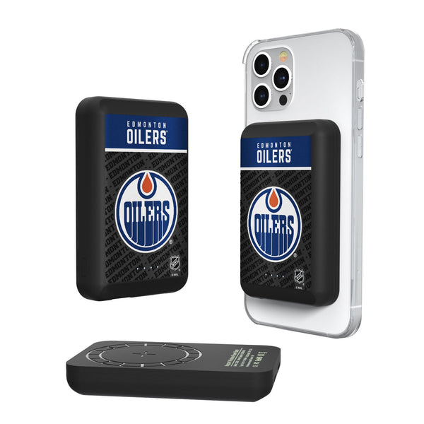 Edmonton Oilers Endzone Plus Wireless Mag Power Bank