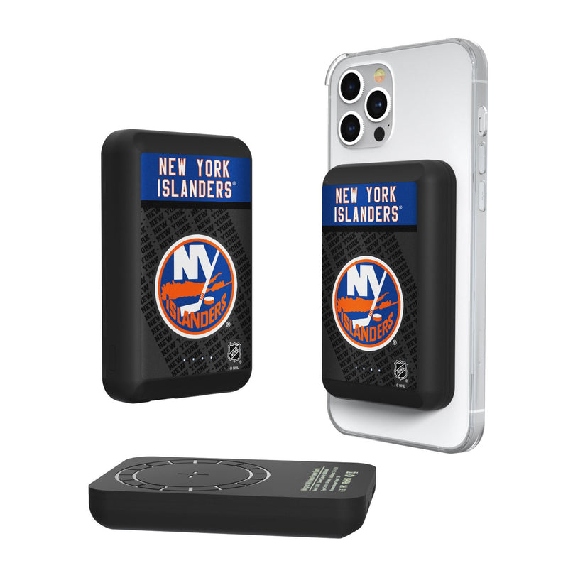 New York Islanders Endzone Plus Wireless Mag Power Bank