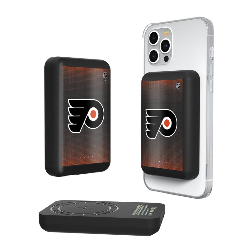 Philadelphia Flyers Linen Wireless Mag Power Bank