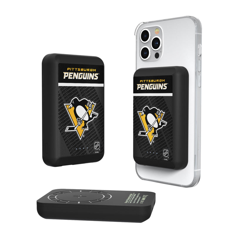 Pittsburgh Penguins Endzone Plus Wireless Mag Power Bank