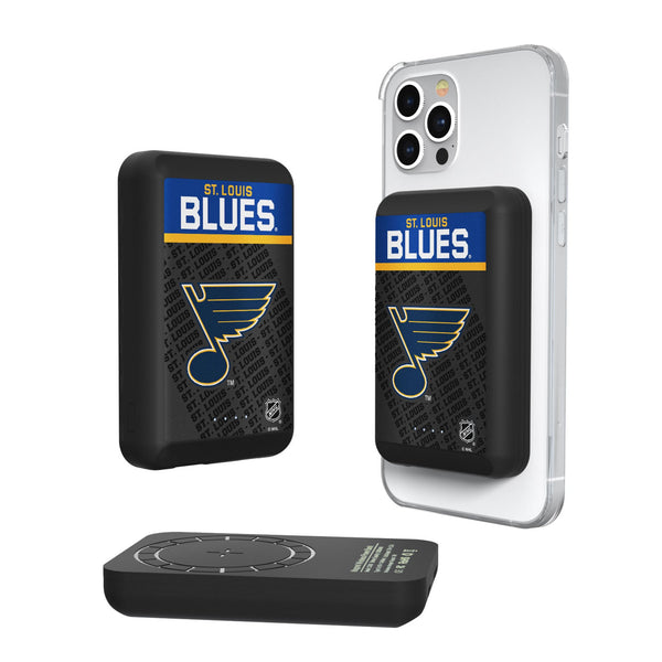 St. Louis Blues Endzone Plus Wireless Mag Power Bank