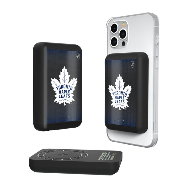 Toronto Maple Leafs Linen Wireless Mag Power Bank