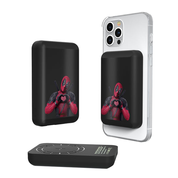 Marvel Deadpool Badge Wireless Mag Power Bank