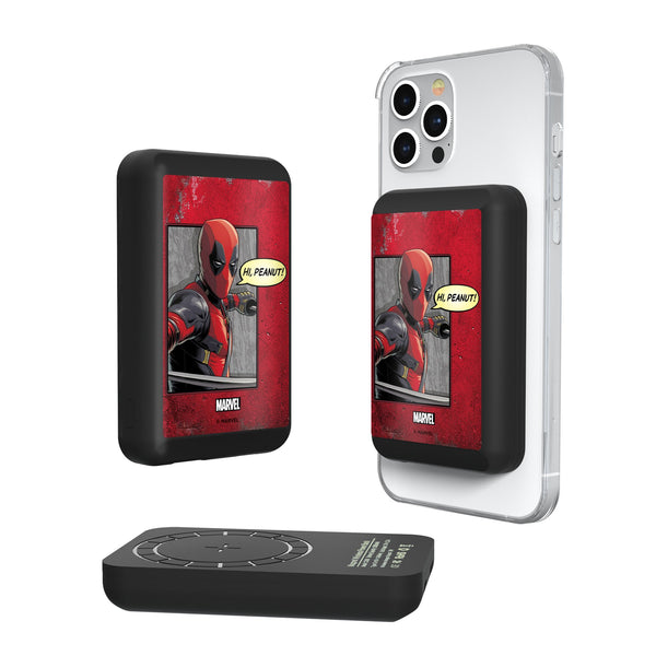 Marvel Deadpool Badge Wireless Mag Power Bank