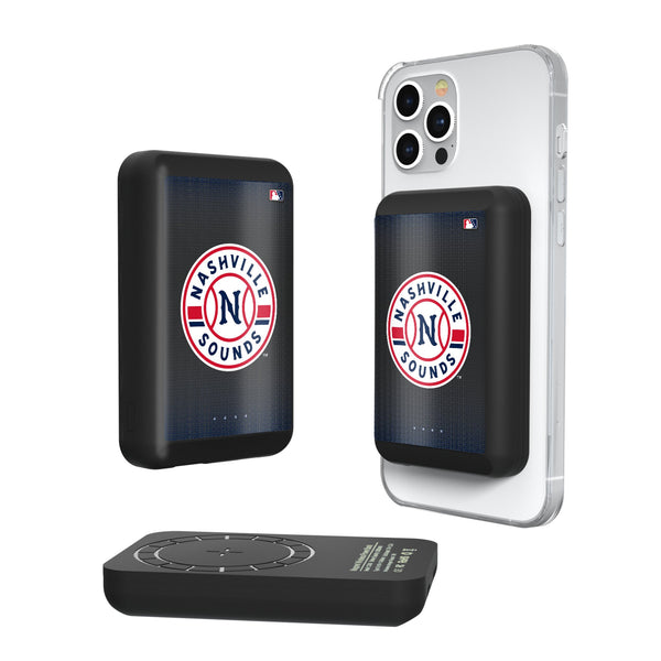 Nashville Sounds Linen Wireless Mag Power Bank