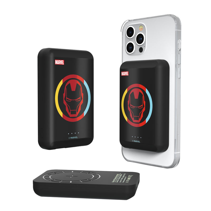 Marvel Avengers Iron Man Sigil Wireless Mag Power Bank