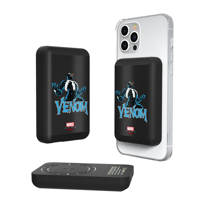 Marvel Venom Badge  Wireless Mag Power Bank