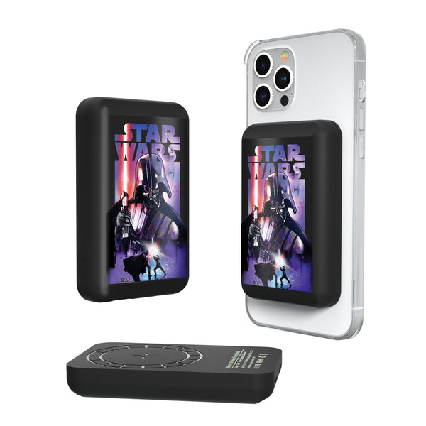 Star Wars Darth Vader Portrait Collage Wireless Mag Power Bank