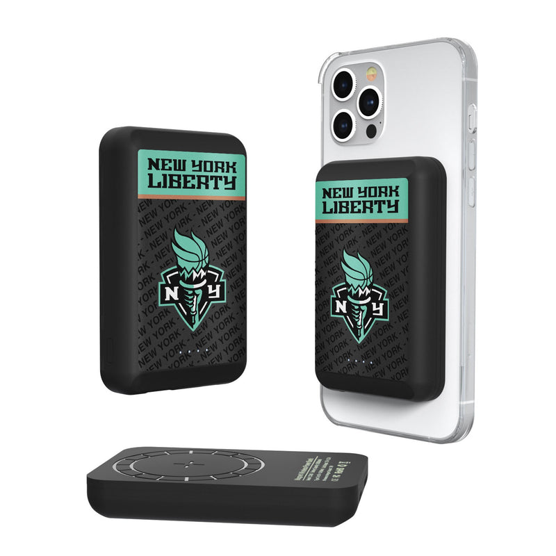 New York Liberty Endzone Plus Wireless Mag Power Bank