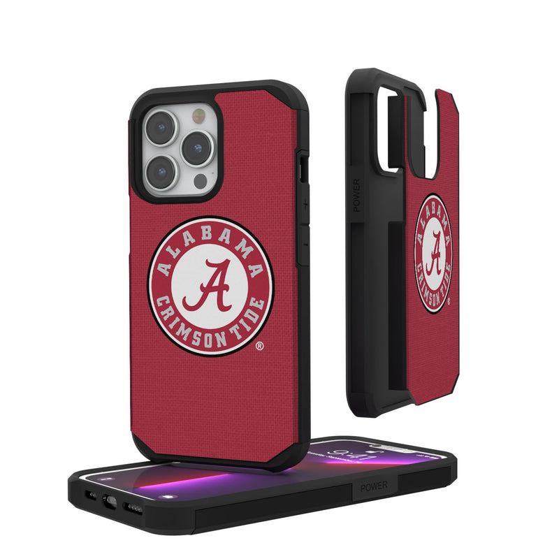 University of Alabama Crimson Tide Solid iPhone Rugged Phone Case