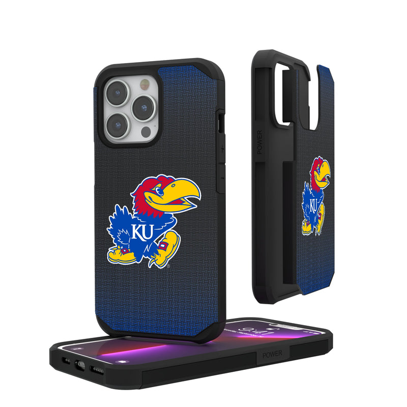 University of Kansas Jayhawks Linen iPhone Rugged Phone Case