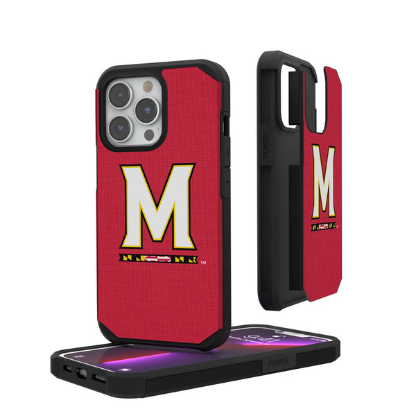 University of Maryland Terrapins Solid iPhone Rugged Phone Case