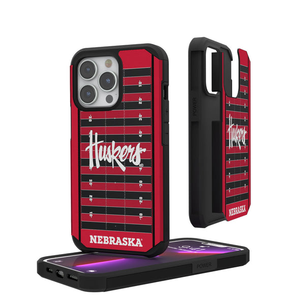 University of Nebraska Huskers Field iPhone Rugged Phone Case