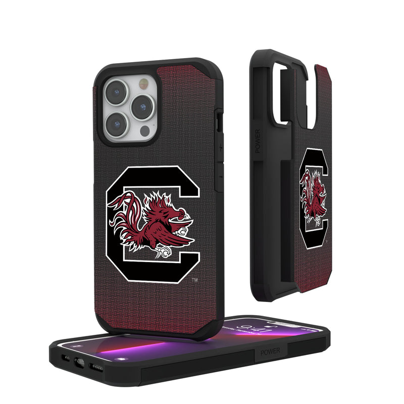 University of South Carolina Gamecocks Linen iPhone Rugged Phone Case