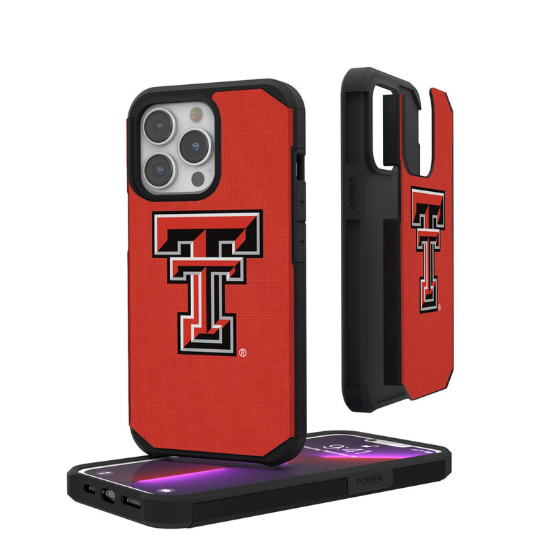 Texas Tech Red Raiders Solid iPhone Rugged Phone Case