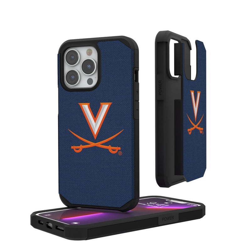 University of Virginia Cavaliers Solid iPhone Rugged Phone Case