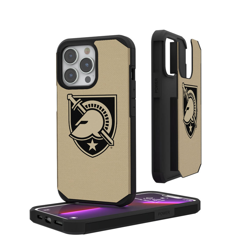 United States Military Academy Black Knights Solid iPhone Rugged Phone Case