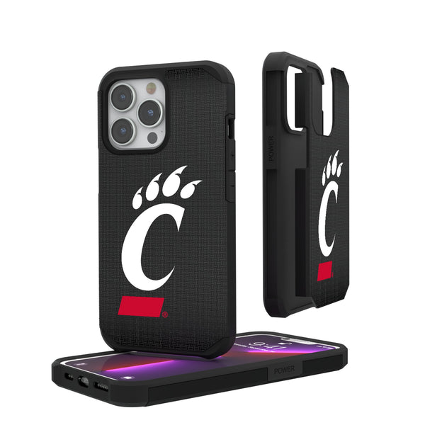 University of Cincinnati Bearcats Linen iPhone Rugged Phone Case