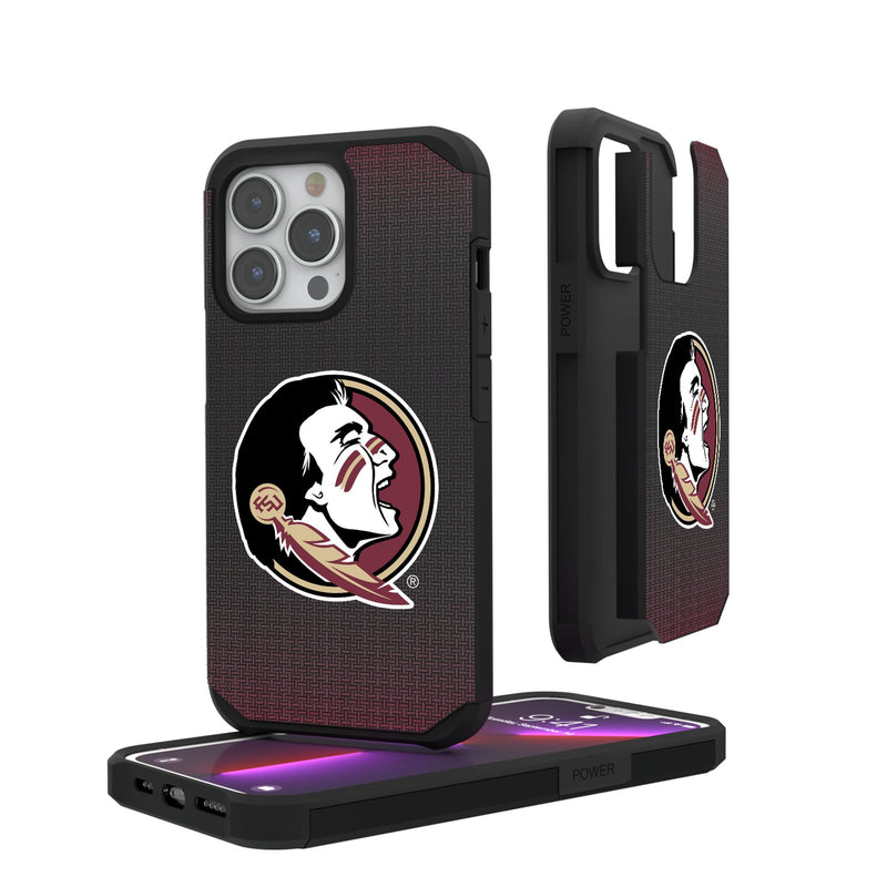 Florida State University Seminoles Linen iPhone Rugged Phone Case