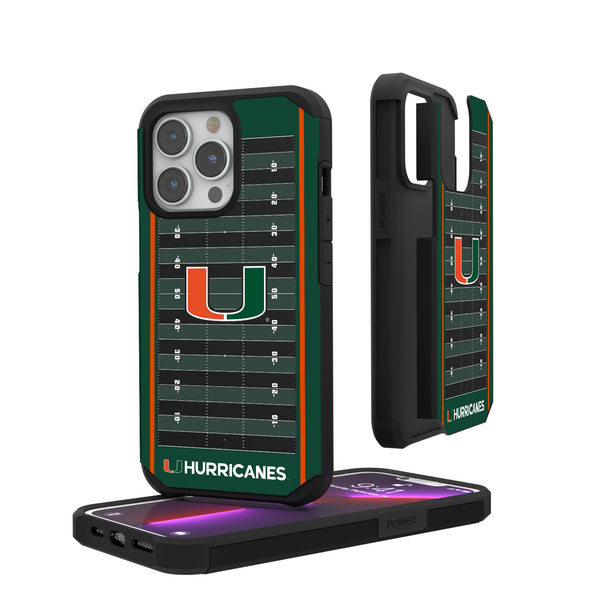 University of Miami Hurricanes Field iPhone Rugged Phone Case